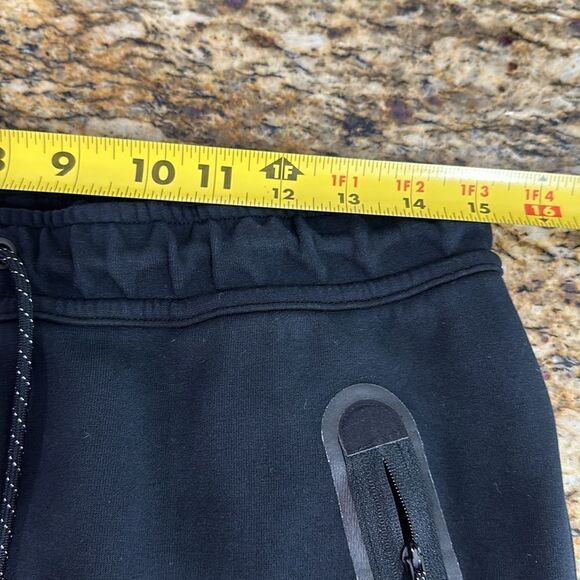 Nike Black Cotton Blend Drawstring Waist Joggers With Pockets Size M - Picture 6 of 8